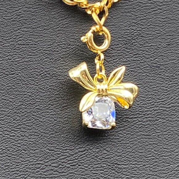 Gold Charm Bracelet with Festive Holiday Removable Charms - Picture 4 of 11